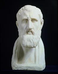 Busto de retrato de Zeno de Citium